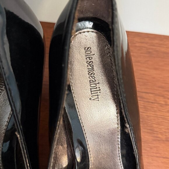 Sole Senseability Black Heels‎ Sz 9 MED - Picture 3 of 12